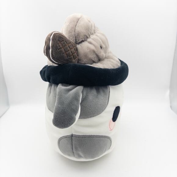 MOO SHAKES SERIES 1 BLACK SESAME MOOSHAKE Cuddle Barn Kawaii 11” Plush - Picture 4 of 6